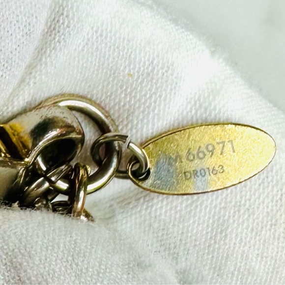 Louis Vuitton Stipply Flower Gold Brass & Tortoise Acetate Bag Charm, EUC - Picture 16 of 16